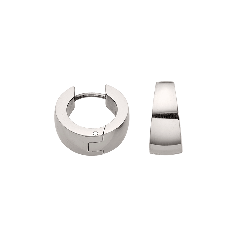 Elegante Titan Creolen unisex hypoallergen