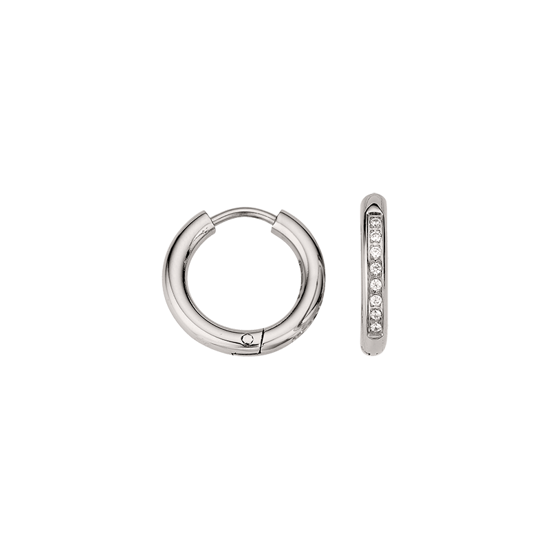 Minimalistische Titan Ohrstecker hypoallergen für Damen